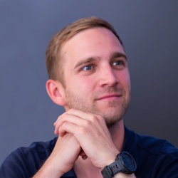 Portrait view of André Stury, ctrlX AUTOMATION Software Engineer