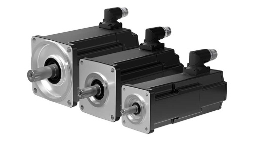 Group picture of the ctrlX DRIVE MS2S rotary synchronous servomotors, for use in all automation areas