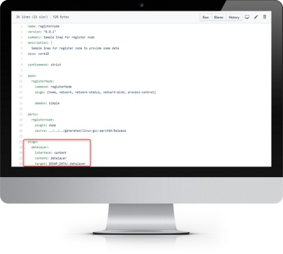 Bild eines Computer-Monitors, auf dem das ctrlX AUTOMATION Software Development Kit (SDK) zu sehen ist