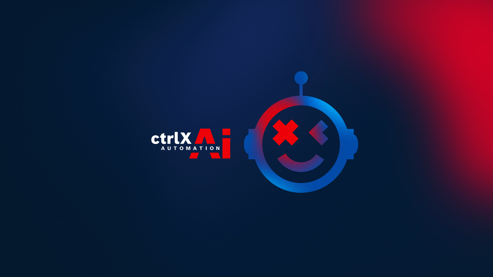 Hero banner for Agent iXi from ctrlX AUTOMATION, showing the logo and the mascot on a blue and red background.