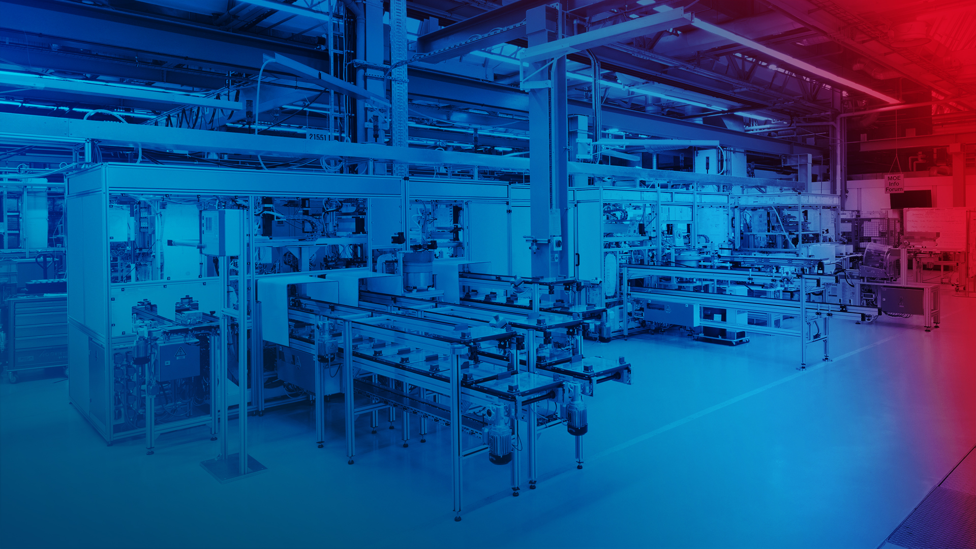 Industrial assembly line for automated production of goods